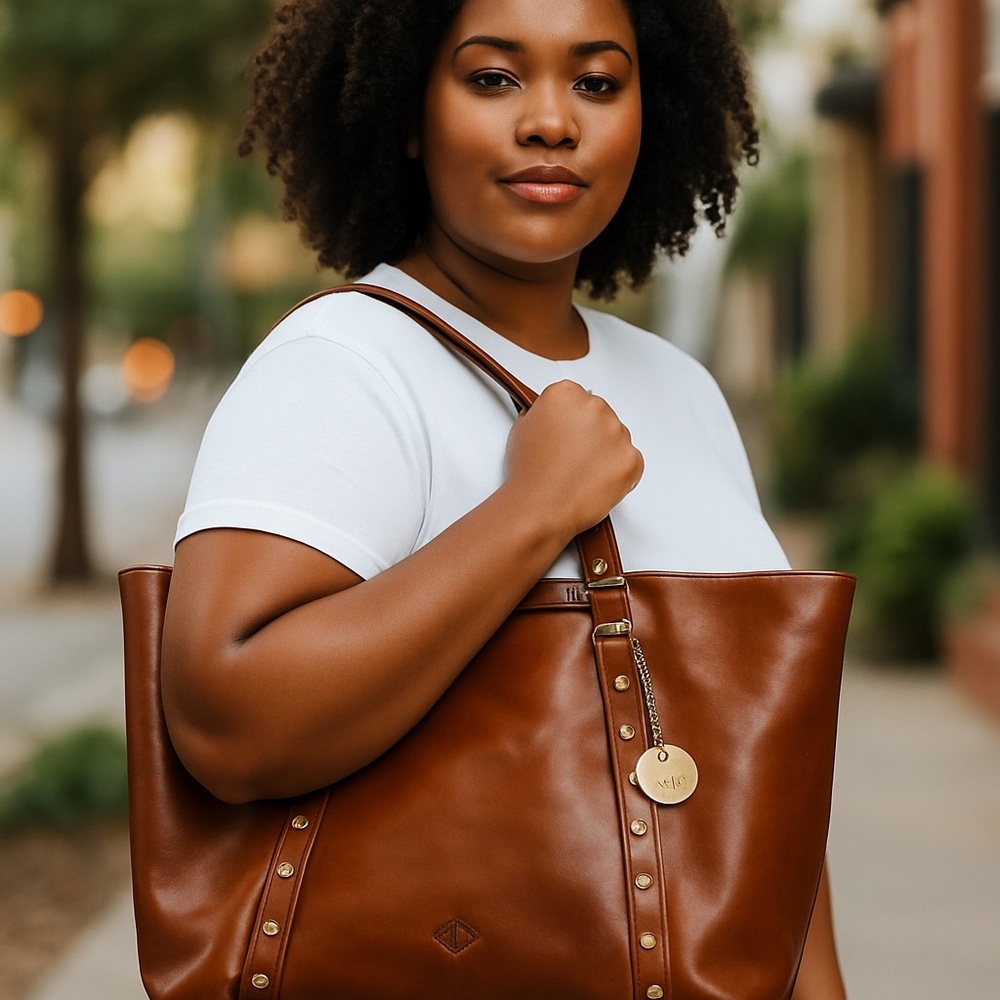 NWT Patricia Nash Benvenuto Heritage Collection‎ Leather Tote Bag